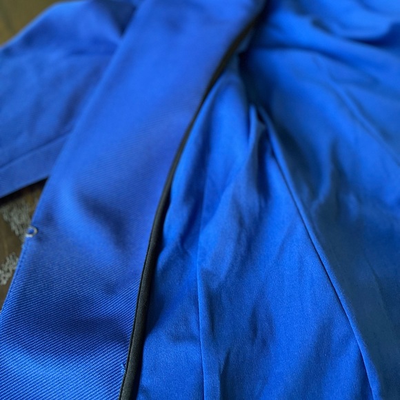 NWT Dana Buchman Electric Blue Blazer Jacket ~ Zippered Pockets ~ 6 - Picture 8 of 8